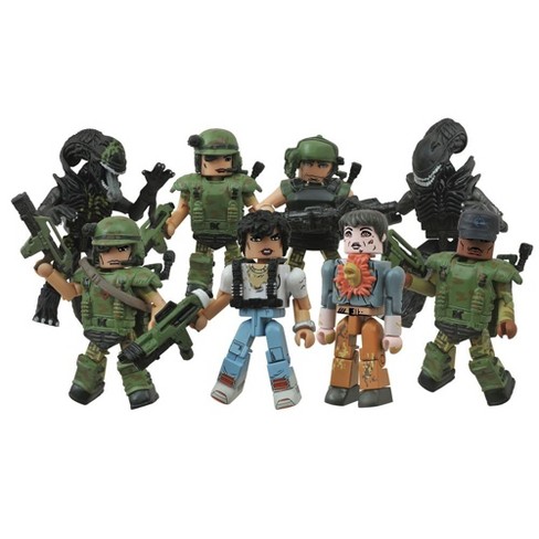 Diamond Select Minimates Aliens Series 1 Action Figures Sealed Case Of 12 Target - roblox popular with some kids in colonial school colonial