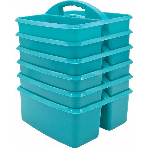 Mdesign Small Plastic Caddy Tote For Desktop Office Supplies : Target