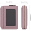 FATMOON Leather Wallet For Women - RFID Blocking Stylish & Compact Card Holder with ID Window Slim Design for Everyday Use,Travel,Work - 3 of 4