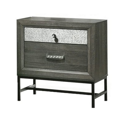 Royal Hampton 25 Inch Nightstand, 1 Drawer and Jewelry Tray