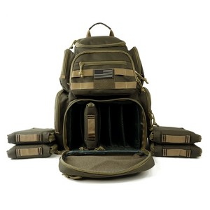 K-Cliffs Heavy Duty Range Backpack Rucksack Multi-Functional Pouches with Molle Strap System Khaki - 1 of 4