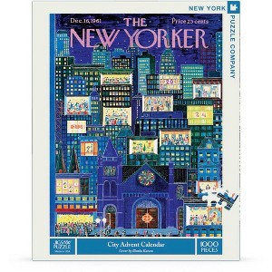New York Puzzle Company City Advent Calendar 1000 Piece Puzzle - 1 of 4