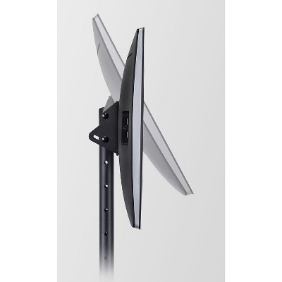 Adjustable Black Portable TV Stand for 13-42 Inch Screens