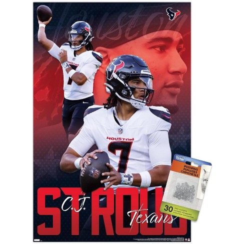 Trends International NFL Houston Texans - C.J. Stroud 24 Unframed Wall Poster Prints - image 1 of 4