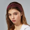 Unique Bargains Textured Cotton Knot Headband Soft Hairband for Women 1.3 Inch Wide 1Pcs - 2 of 4