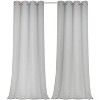 Kate Aurora 100% Thermal Room Darkening Bath & Kitchen Window Curtains - 2 of 2