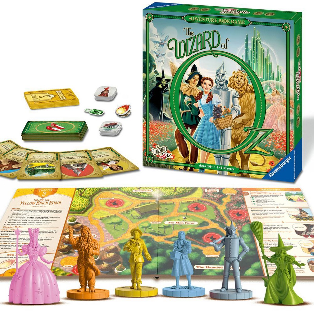 Ravensburger The Wizard of Oz Adventure Board Game: 1-4 Players Strategy, Creative Thinking, Problem Solving