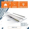 EZ-ACCESS TRAVERSE Durable Aluminum All Weather Portable Folding Loading Ramp with Carrrying Handles, Silver - 2 of 4