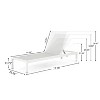 Mshliw Outdoor Chaise Lounge Chair Set of 2, Aluminum Adjustable Outdoor Chairs for Pool, Patio, Beach, or Yard, UV Resistant, - 4 of 4