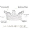 Haakaa Silicone Crown Teether - Clear - image 3 of 4