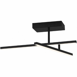 Access Lighting Duo 1 - Light Flush Mount in  Matte Black - 1 of 1