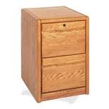 2 Drawer File Cabinet Brown - Martin Furniture