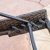 Toscana Set of 2 Wicker Patio Chaise Lounge - Brown - Christopher Knight Home: All-Weather, UV & Water-Resistant - 4 of 4