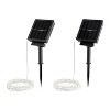 Outdoor Starry Solar String Lights- Solar Powered Cool White Fairy 200 LED Lights with 8 Lighting Modes for Patio, Backyard, Events by Nature Spring - 3 of 4