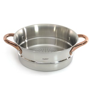 BergHOFF Ouro Gold 18/10 Stainless Steel 8"/ 9.5" Steamer with Two Side Handles - 1 of 4