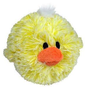 Petlou Squeak Small Squeaky Yellow Dog Toy -  4" EZ  (Chick) - 1 of 3