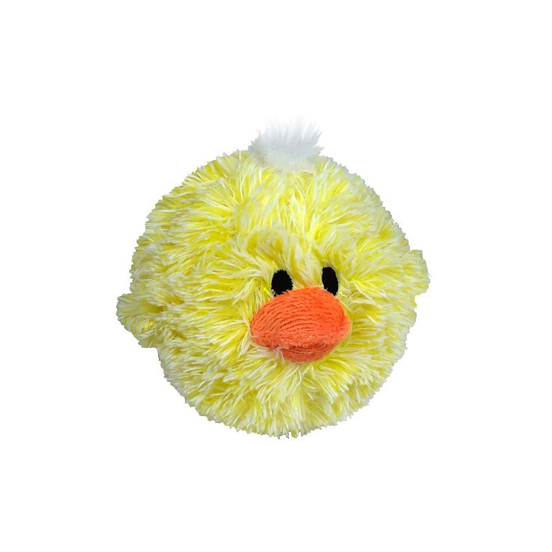 Petlou Squeak Small Squeaky Yellow Dog Toy -  4" EZ  (Chick), 1 of 2