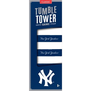 MasterPieces Real Wood Block Tumble Towers - MLB New York Yankees - 1 of 4