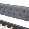 PAGED Twin Size Upholstered Daybed Modern Simple Wooden Bed Frame with 2 Storage Drawers and Backrest for Living Room - 4 of 4