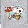 Men's - Instant Message - Las Vegas Casino Icons Graphic Fleece Sweatshirt - 2 of 4
