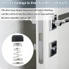 Attop Magnetic Door Stop 1-Pack Stainless Steel Home Door Stoppers (Black) - 2 of 4