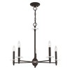 Livex Lighting Bennington 5 - Light Chandelier in  Bronze - 4 of 4