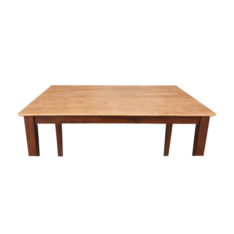 30' X 48' Solid Wood Top Counter Height Table with Shaker Legs - International Concepts, 6 of 8