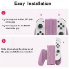 NBCP Switch Joycons Detachable Grip Compatible with Nintendo Switch/Switch OLED JoyCons Controllers, Purple Pink Nintendo - 4 of 4