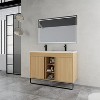 GDFStudio Winslow Modern Freestanding Bathroom Vanity with Resin Double Sink - 2 of 4