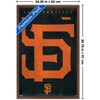 Trends International MLB San Francisco Giants - Logo 25 Framed Wall Poster Prints - 3 of 4