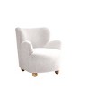 GDFStudio Suncook Modern Upholstered Accent Chair with Curved Back and Ball Feet - 4 of 4