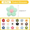 Unique Bargains Cotton Handmade DIY Floral Embroidered Applique Patches 50 Pcs - 2 of 4