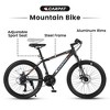 CAVINAS 24IN Mountain Bike with Steel Frame&Shimano 21 Speed, Kids Bicycle withbDaul Disc Brakes and Front Suspension, Bicycle for Teens - 3 of 4