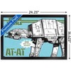 Trends International Star Wars: New Vintage - AT-AT Framed Wall Poster Prints - 3 of 4