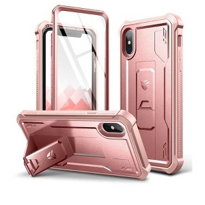 Dexnor for iPhone Xs max Case, [Built in Screen Protector and Kickstand] Heavy Duty Shockproof Protective Cover - 1 of 1
