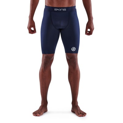 SKINS SERIES-1 Men's Premium Compression Half Tights-Improved Circulation, Reduce Soreness for Rugby, Running & Workouts