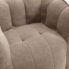 CAVINAS Chenille Bean Bag Chair with High Resilient Foam,Square Lazy Sofa with Footstool for Living Room,Bedroom,Office,Coffee - 4 of 4
