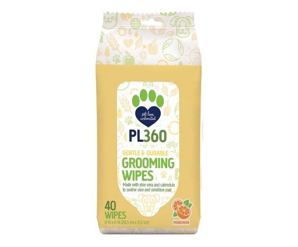 PL360 - Grooming Wipes - 40ct