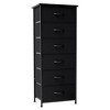 Crestlive Products Vertical Dresser for Bedroom Storage Tower with Sturdy Steel Frame Wood Top Easy Pull Fabric Bins - 2 of 4