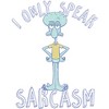Girl's SpongeBob SquarePants I Only Speak Sarcasm Squidward T-Shirt - 2 of 4