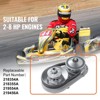 VEVOR Drive Clutch, 2-8HP Engine, 2000 RPM High-Strength Drive Clutch with Asymmetric Designed Wheels & Robust Rubber Belt, Sturdy & Durable Clutch - 3 of 4