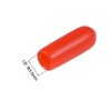 Unique Bargains Rubber Vinyl Round Tube Bolt Thread Protectors End Caps Cover Red 50 Pcs - 3 of 4