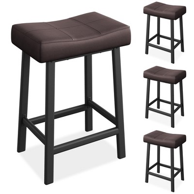 Counter Height Bar Stools Set of 4, 24 Inch Barstools for Kitchen Island Counter