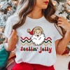 Simply Sage Market Women's Feelin' Jolly Stripes Short Sleeve Graphic Tee - 2 of 4