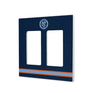 MLS Eastern Conference Teams Stripe Hidden-Screw Light Switch Plate for Double Rocker - 1 of 4