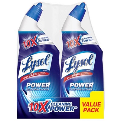 Lysol Toilet Bowl Cleaner - Power Twin Pack - 24oz/2pk