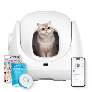 CATLINK SE Lite, Automatic Self-Cleaning Litter Box, Pinch-Free, for All Cat Sizes & Ages - 1 of 4