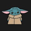 Men's Star Wars: The Mandalorian Embroidered Grogu T-Shirt - 2 of 4