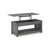 Signature Design by Ashley Casual Freedan Lift-Top Coffee Table  Grayish Brown - 3 of 4