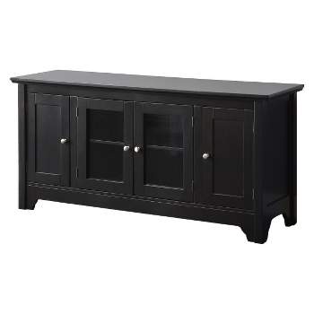 Closed Storage Wood TV Stand Console for TVs up to 55" - Saracina Home